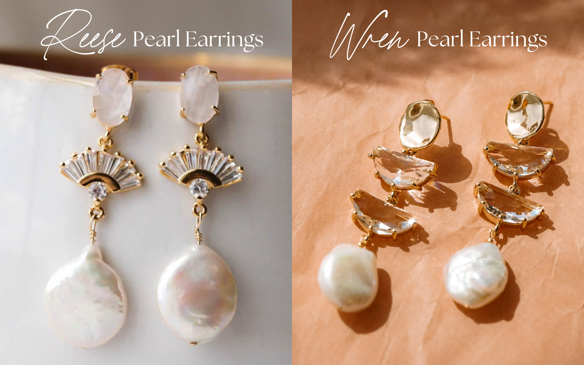 Reese and Wren Freshwater Pearl Earrings