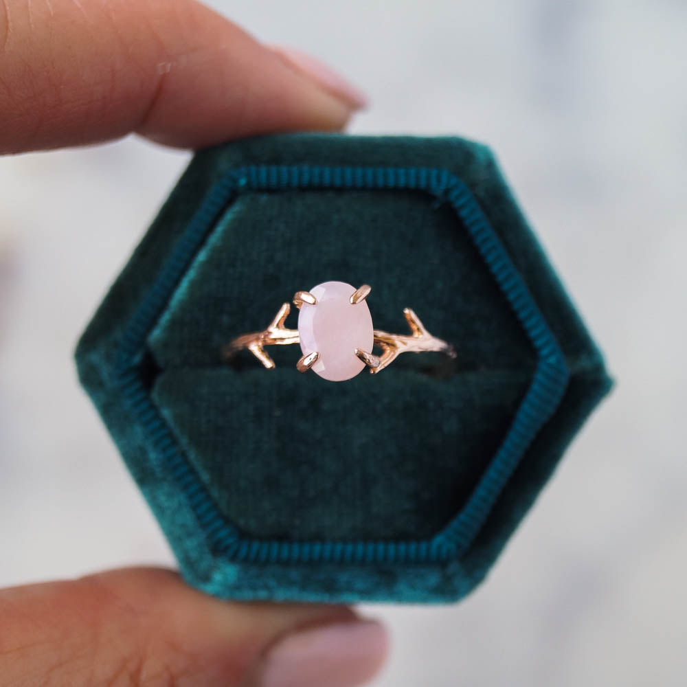 Pink Opal Ring – Wander + Lust Jewelry