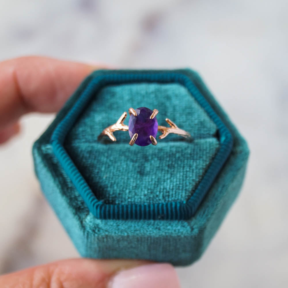 Amethyst Ring – Wander + Lust Jewelry