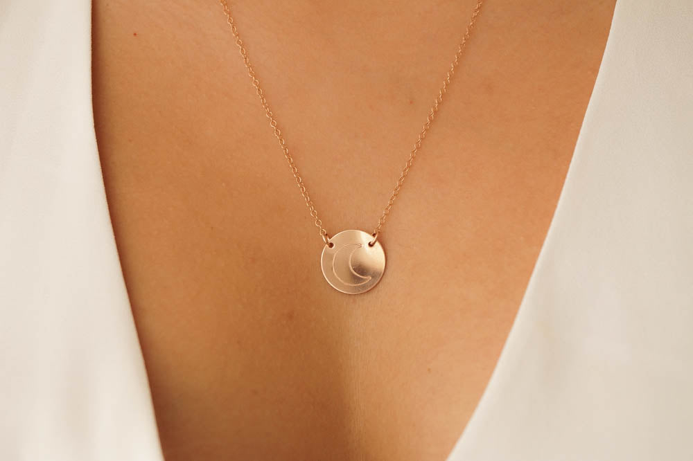 Crescent Moon Necklace - Final Sale