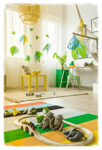 Decoración de interiores: Cuarto de Juegos (Playroom) para Niñas