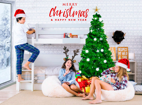 Dormitorio Niños en Navidad