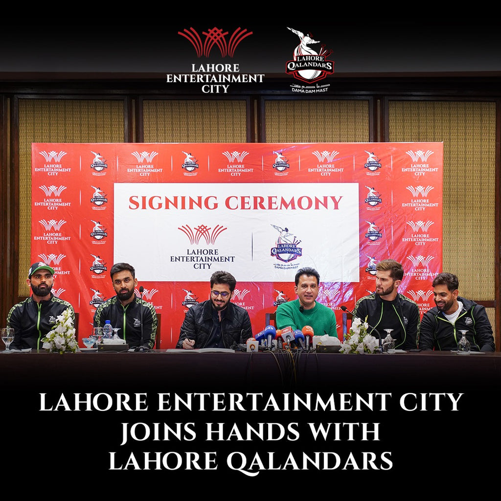 Lahore Entertainment City Joins Hands with Lahore Qalandars