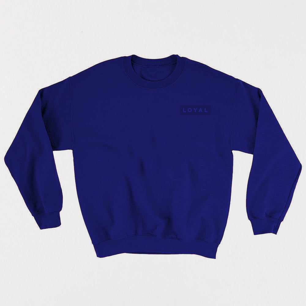 champion crewneck blue