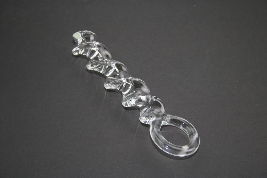 Crystal Corkscrew Glass Dildo D5 The Kink Factory