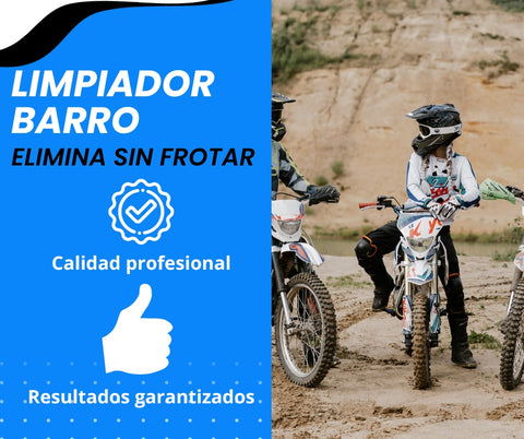 Limpiar barro of road para motos y coches 4x4 o quads