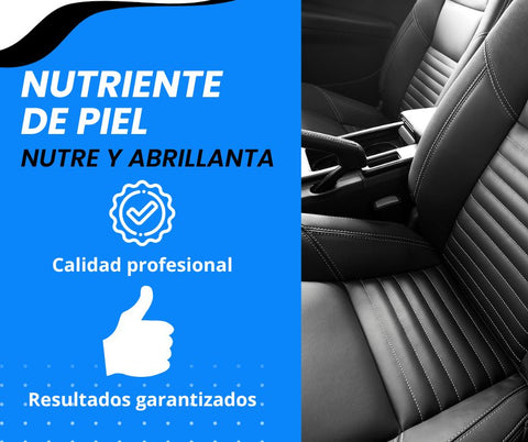 Nutriente hidratador para asientos de coche