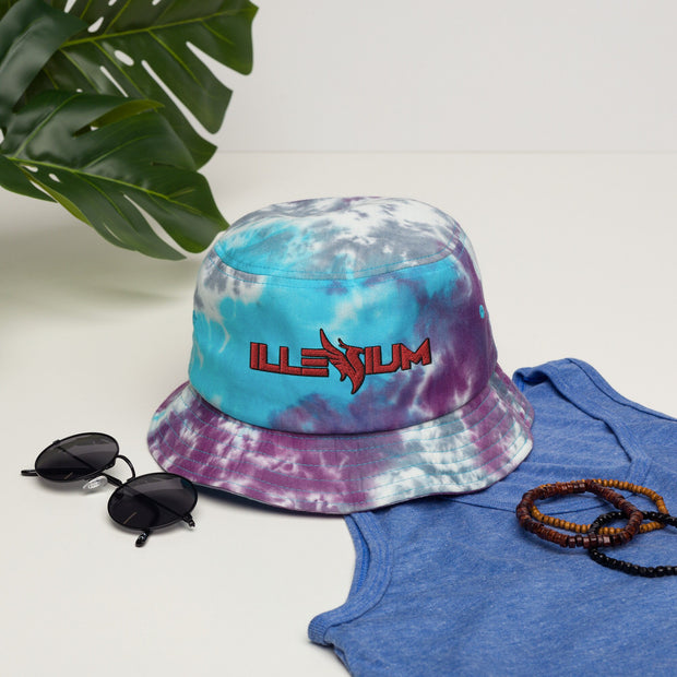 Illenium embroidered Tie-dye bucket hat from Festival Drip