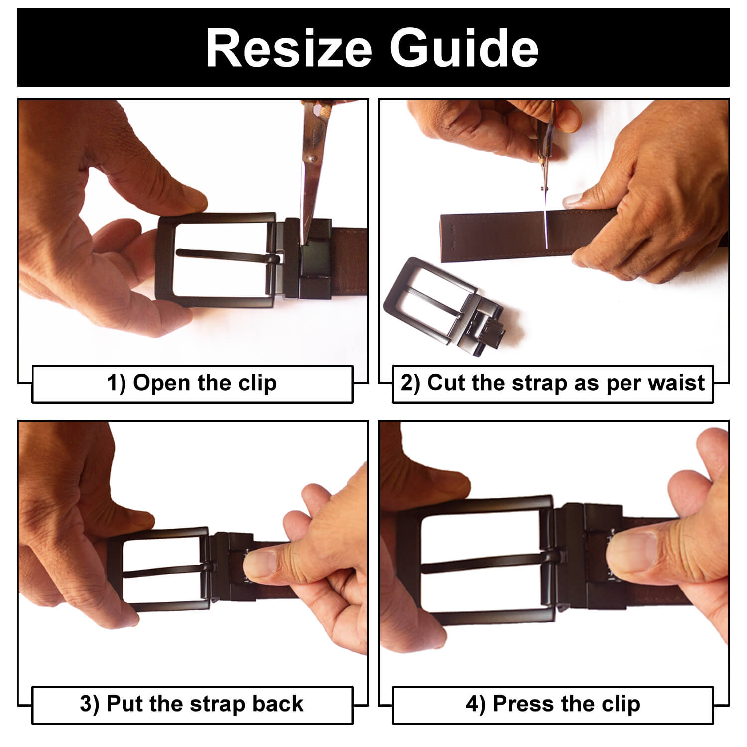 Labnoft Men's Auto-lock Belt Resize Guide