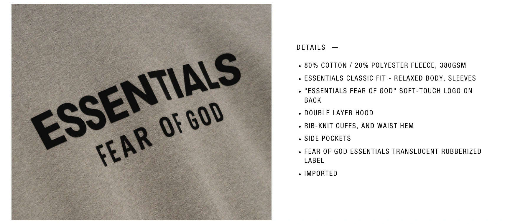 ก่อนจะซื้อ  Fear of God Essentials มีอะไรบ้างที่เราควรตรวจสอบ
