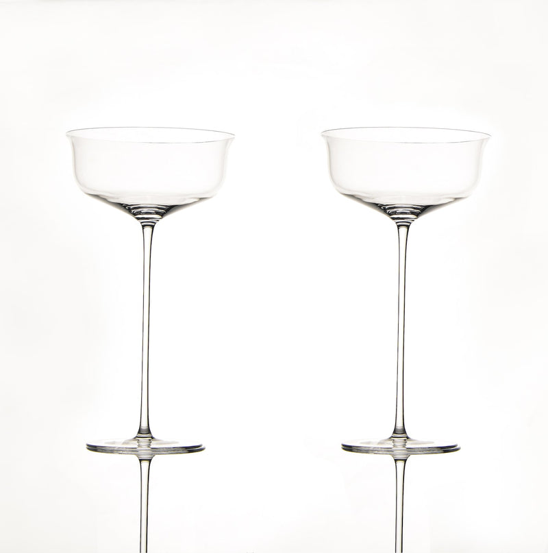 Fine Crystal Red Wine Glasses - The Ibis By Fran Berger