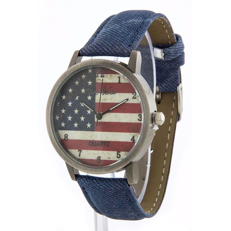 American Flag Watch – Jewelry Buzz Box