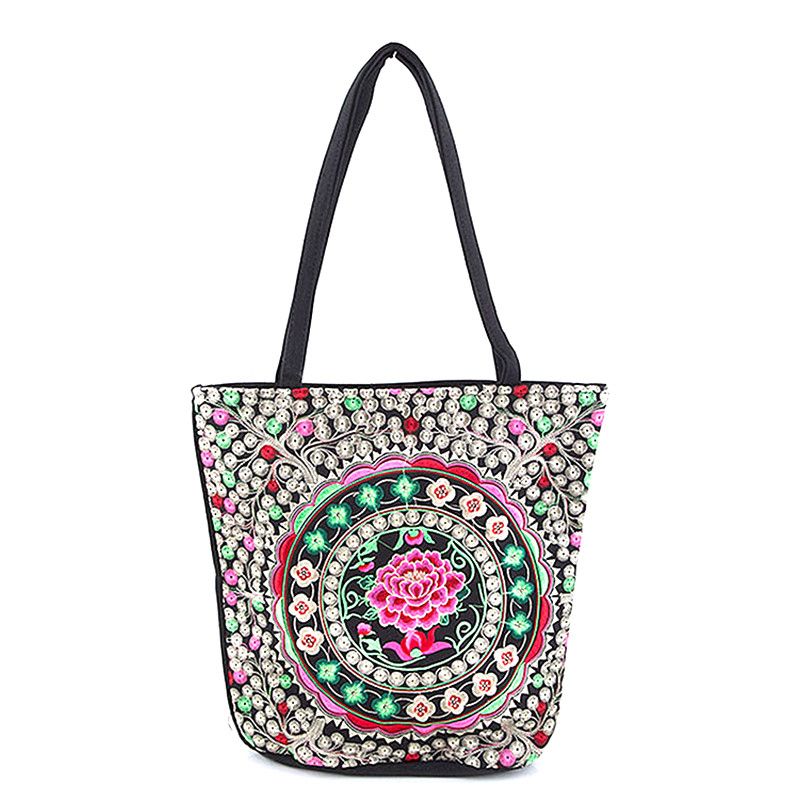 Beautiful Floral Tote Bag – Jewelry Buzz Box