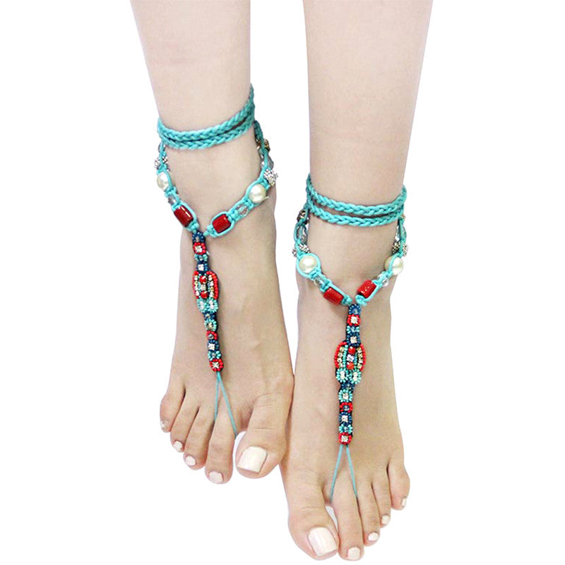 ankle bracelet set