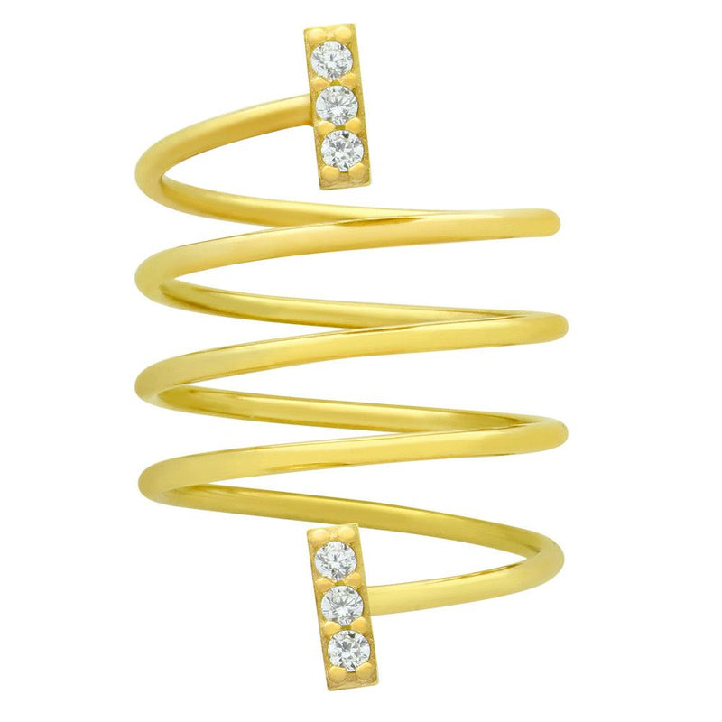 Bar Spiral Ring – Jewelry Buzz Box