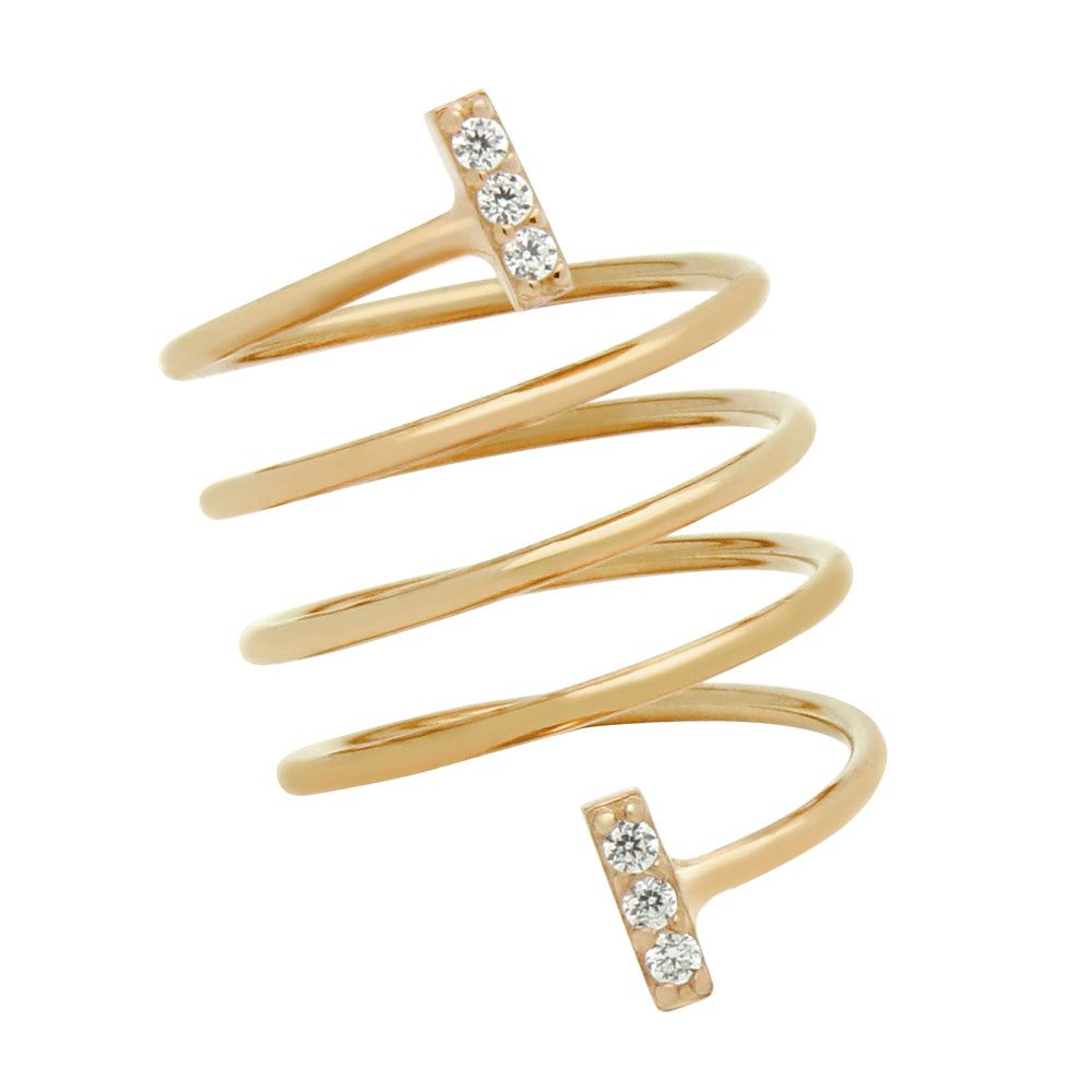 Bar Spiral Ring – Jewelry Buzz Box