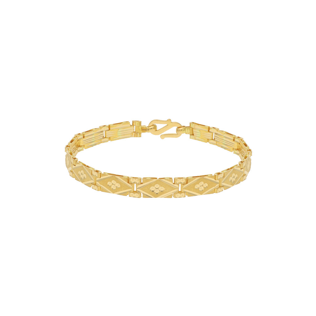 14k Yellow Gold Baby ID Cuban Link Bracelet 6 Inches – Globalwatches10