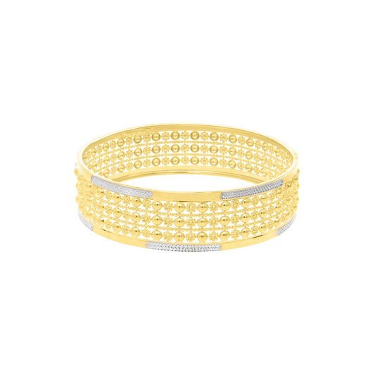 22k Plain Gold Bracelet JG-1908-00148 5'50'' / Yellow