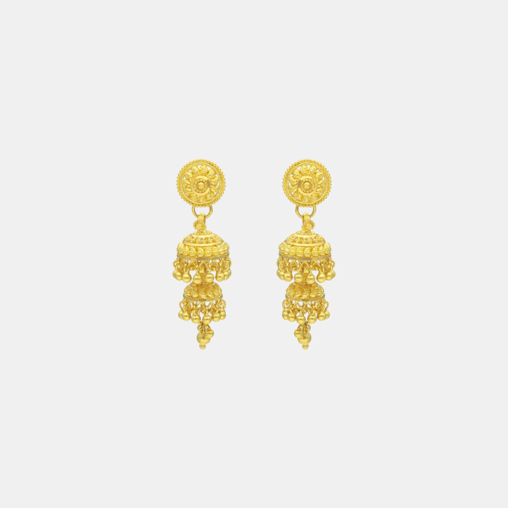 22K Gold Plated Temple Jewelry/temple Earrings/temple Jhumka/south Indian  Jewelry/antique Gold Earrings/indian Jewelry/sabyasachi Jewelry - Etsy  Sweden