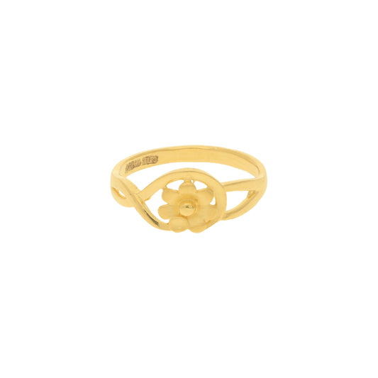 22k Plain Gold Ring JGS-2208-06876 – Jewelegance