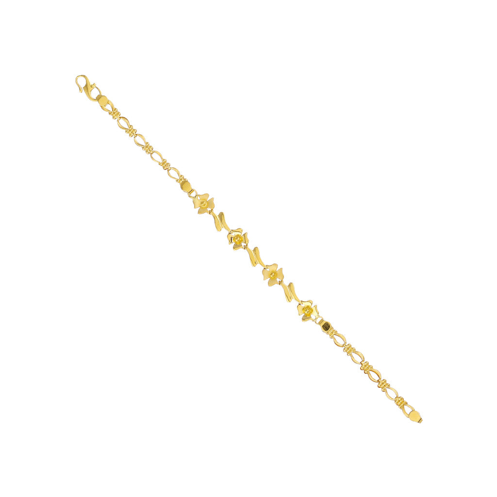 Buy quality 22K Gold Trishul Design Bracelet For Men in Patan