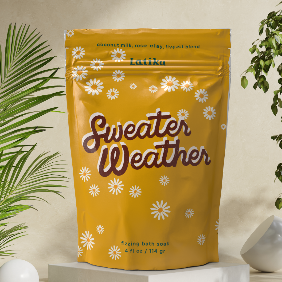 Sweater Weather Fizzing Bath Soak