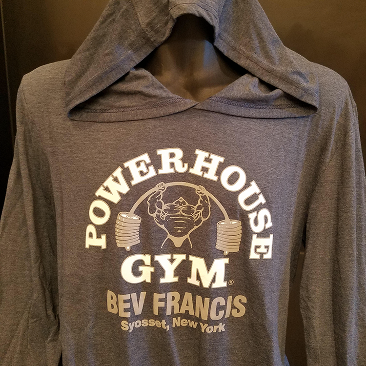 powerhouse gym lightweight hoodie