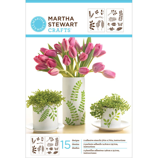 Martha Stewart Adhesive Stencils - Fair Isle Dots 18 Designs