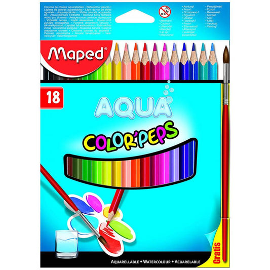 Stock Bureau - MAPED crayon aquarellable COLOR'PEPS AQUA, palette
