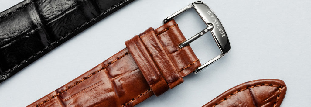 premium leather watch strap