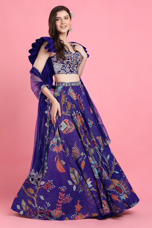 Norah Frill lehenga set - CHAMEE AND PALAK - 4226502