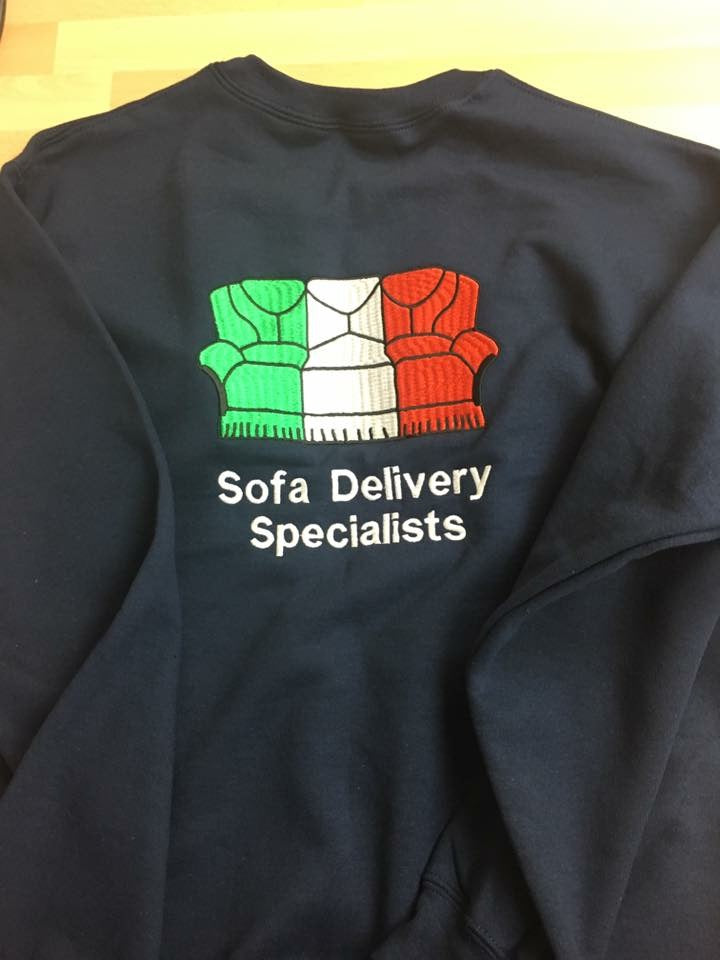 Sofa Delivery specialists- Embroidery