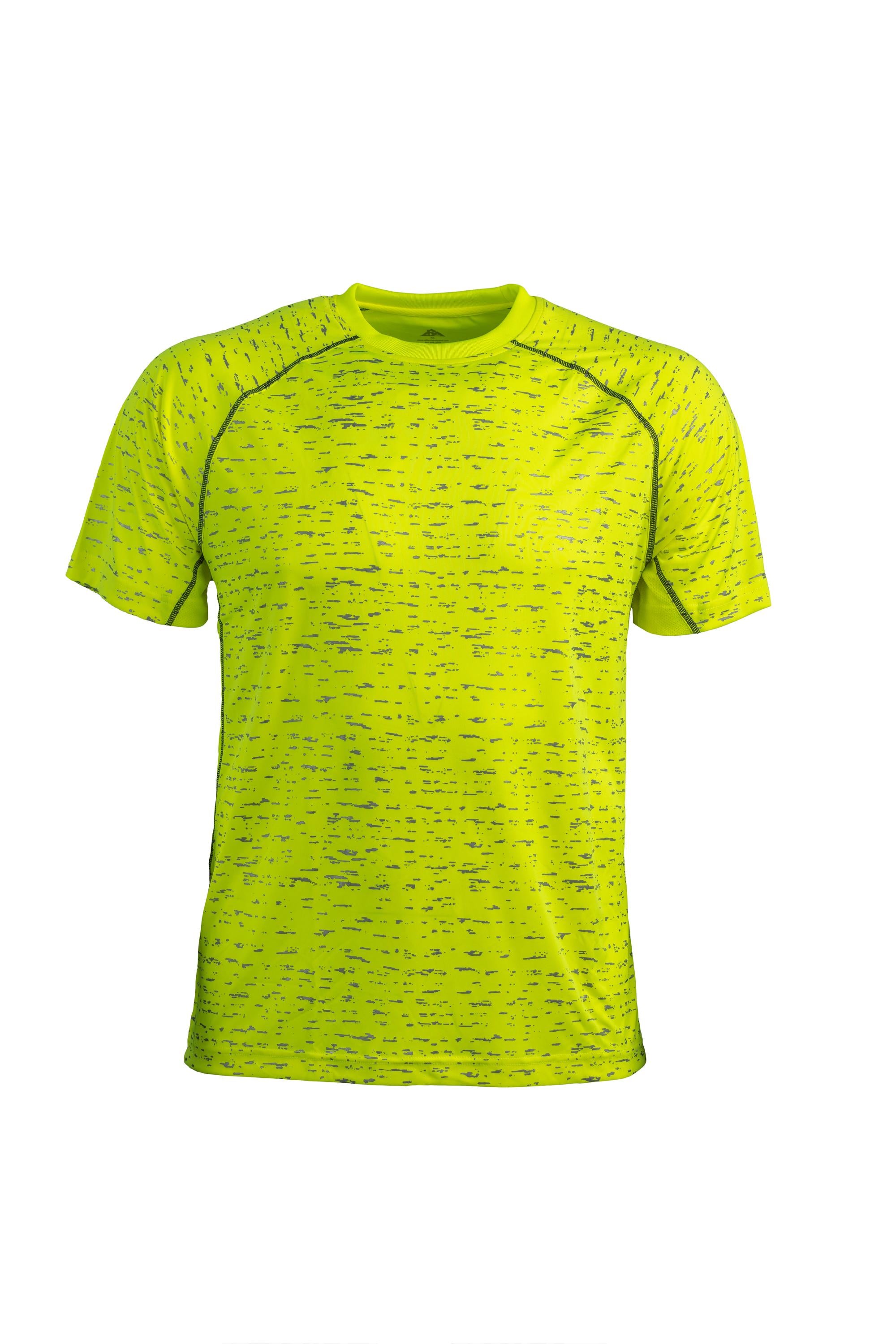 Men's Lime-Black Camo Long Sleeve WildSpark™ Athletic Shirt