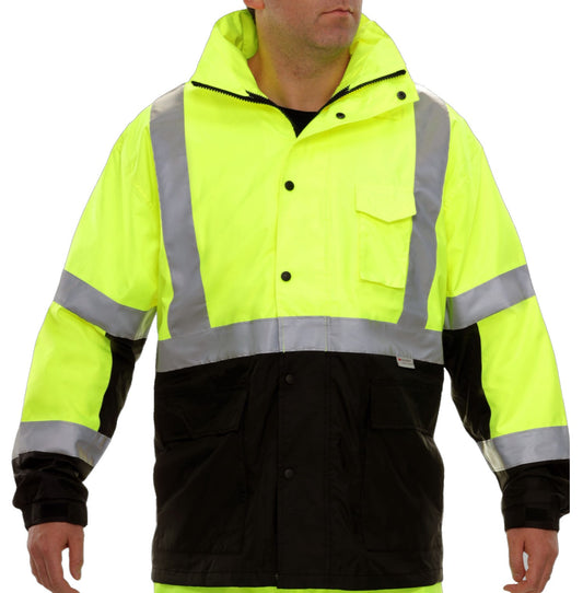 New Reflective jacket 3M men's waterproof night safety jacket hoodie