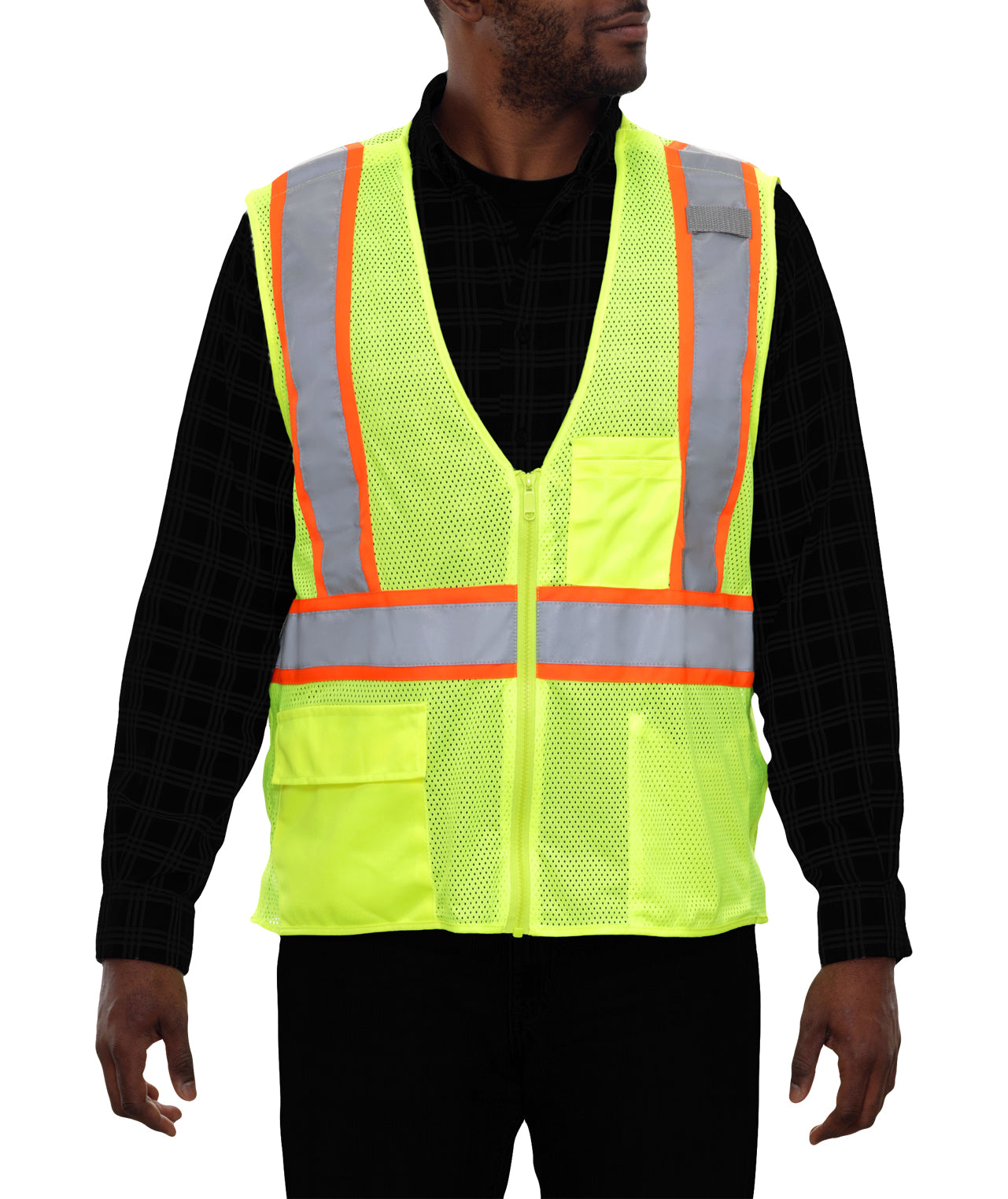 Hi-Vis Orange Safety Vest: 508STOR – Reflective Apparel Inc