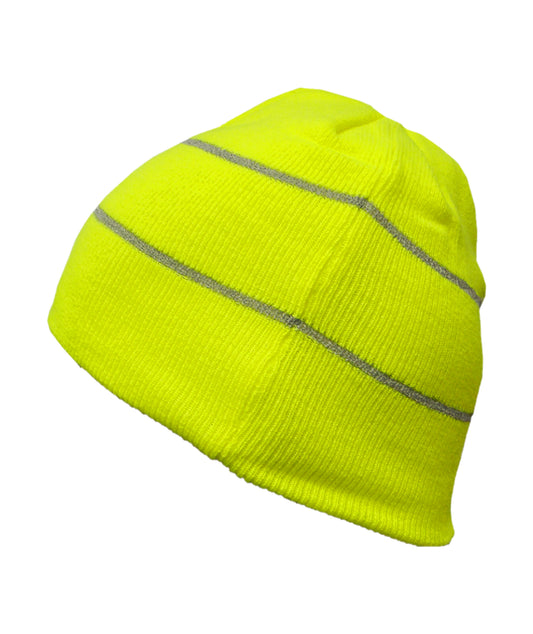 Reflective Lime Safety Beanie: 808RTLM – Reflective Apparel Inc