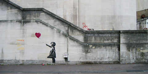 "Ragazza con palloncino" di Bansky