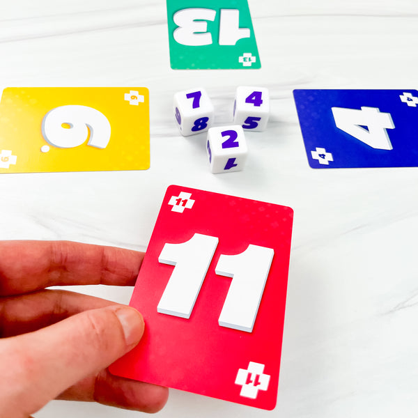 15 to Zero by SimplyFun is fun addition game requiring quick thinking for ages 7 and up.