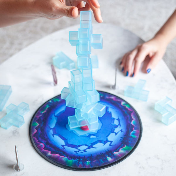 Cozy games to play stacking game - Ice Tumble