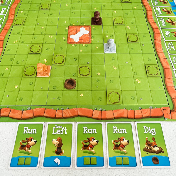 early coding board game Team Digger