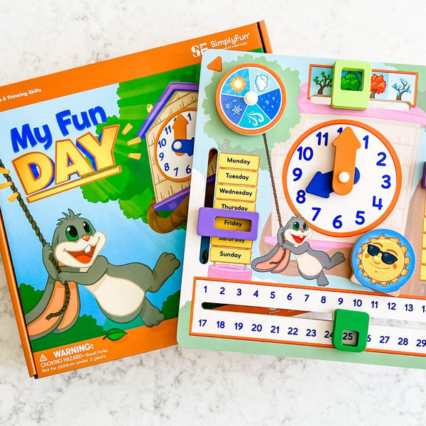 Executive Function Skills by Age: Preschool-My Fun Day Planning Game