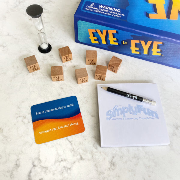 Wooden Board Game - Party Guessing Game - Eye to Eye