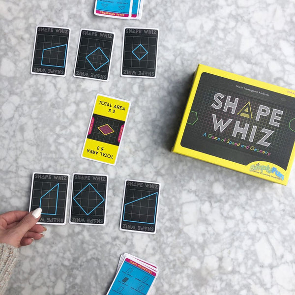 Geometry math card game for kids