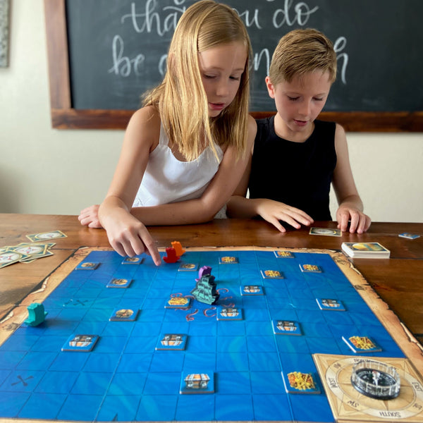 Best Halloween Party Games for Kids and Adults - Phantom Seas Navigation skills board game for kids