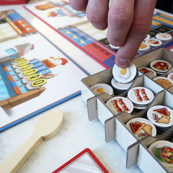 SimplyFun's Dish 'em Out, a father's day diner strategy game.