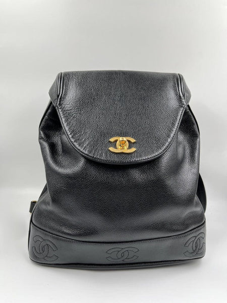 Vintage Chanel Caviar Ryggsäck