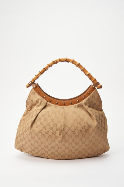 Sac Gucci vintage avec poignée en bambou