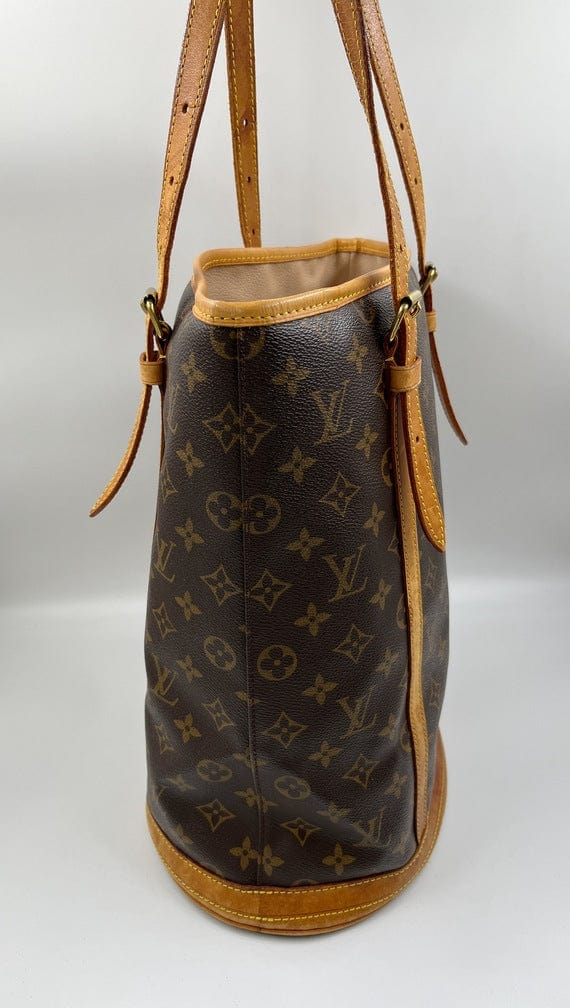 LOUIS VUITTON Bucket GM Used Shoulder Tote Bag M42236 France