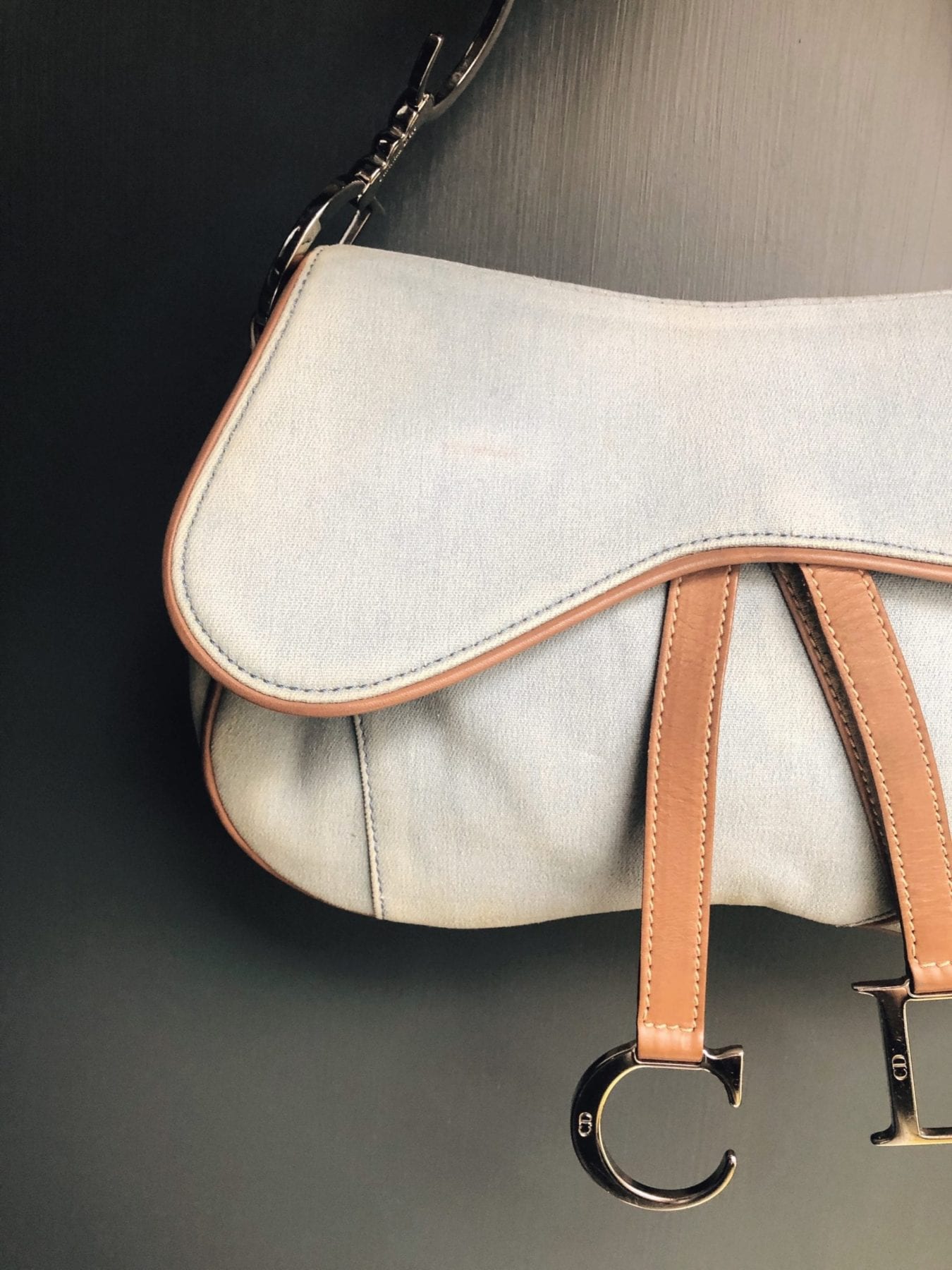 Saddle handbag Dior Brown in Suede  23379358