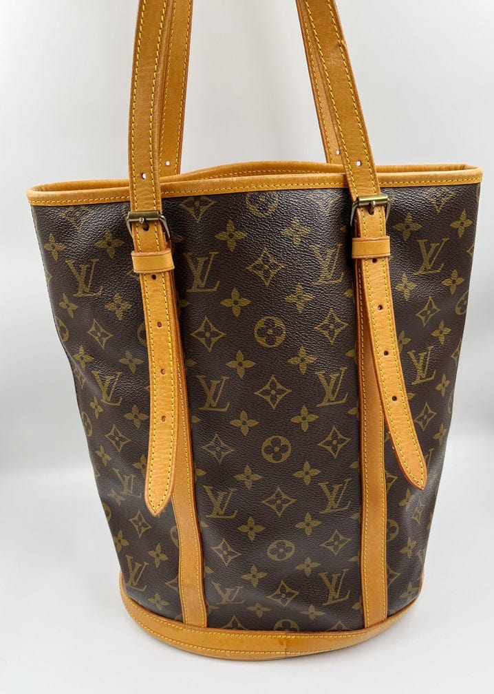 Louis Vuitton x Takashi Murakami vintage monogram bucket bag - 2000s second  hand Lysis